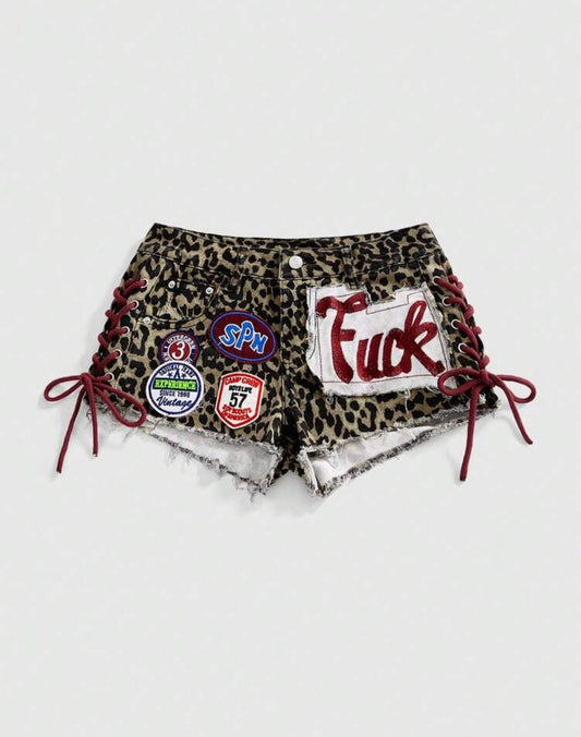“Flick It 2.0” Leopard Shorts