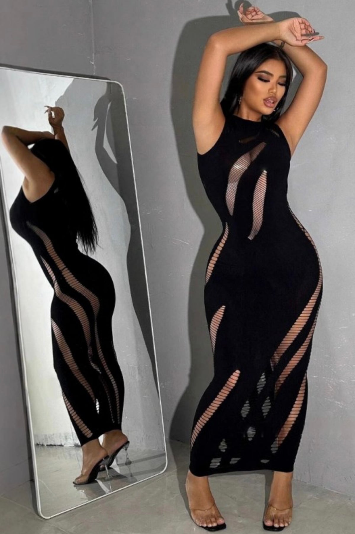 “Dangerous Curves “ Black Dress