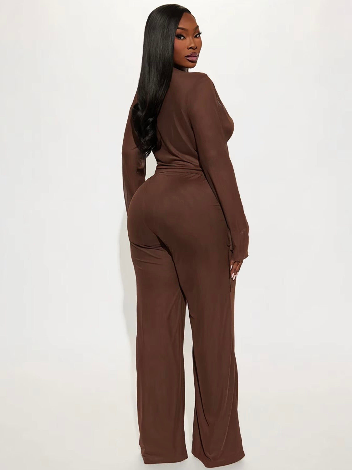 “Phase Me” Brown 2 Piece Set
