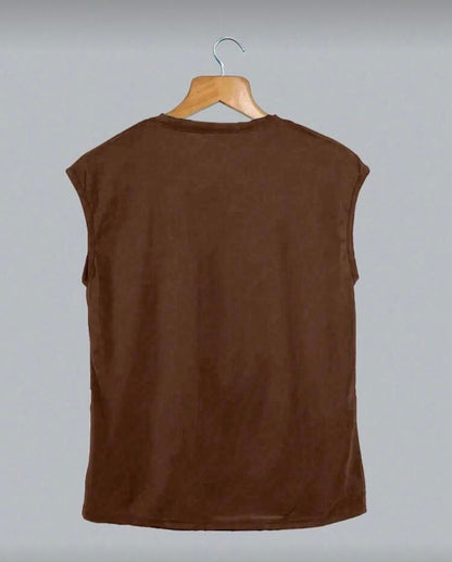 “Blind Me” Brown Top