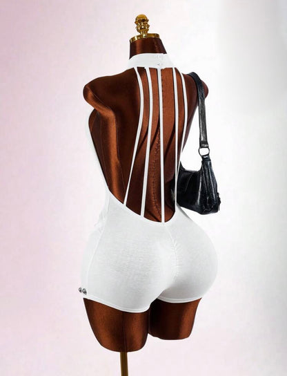 “Nailed It” White Romper