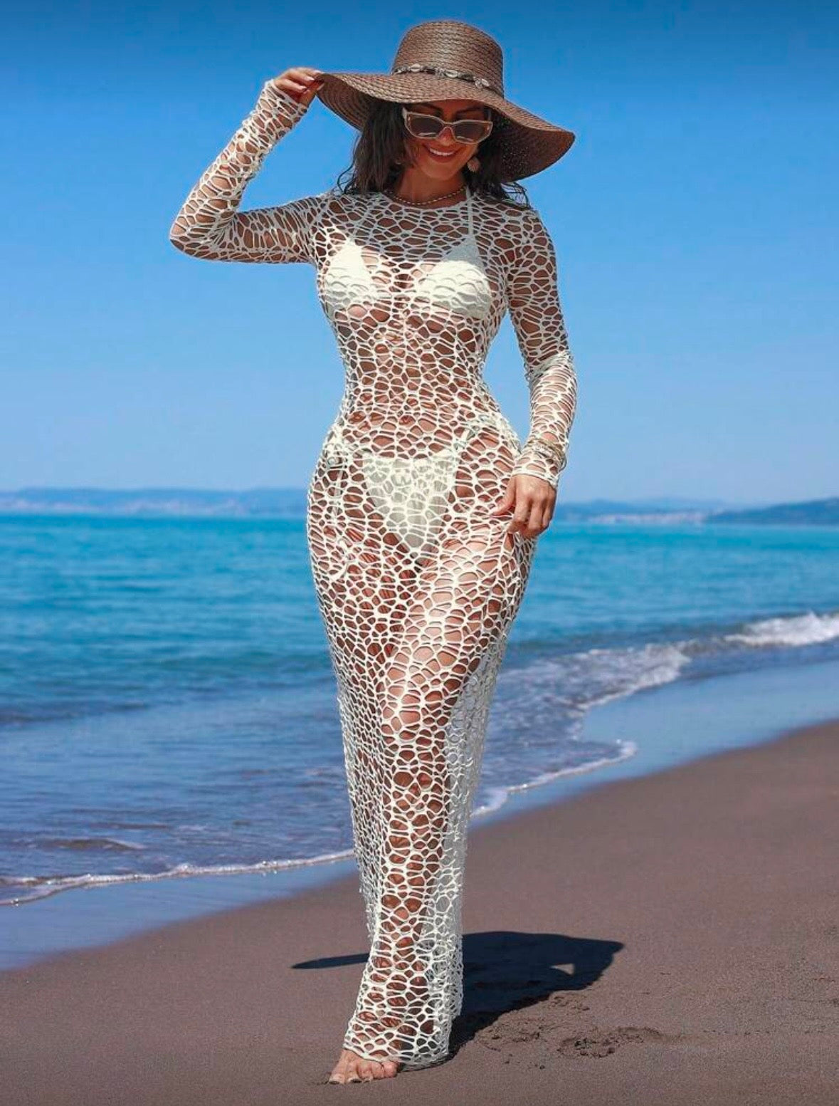 “Rapunzel” Apricot 3 Piece Swimsuit