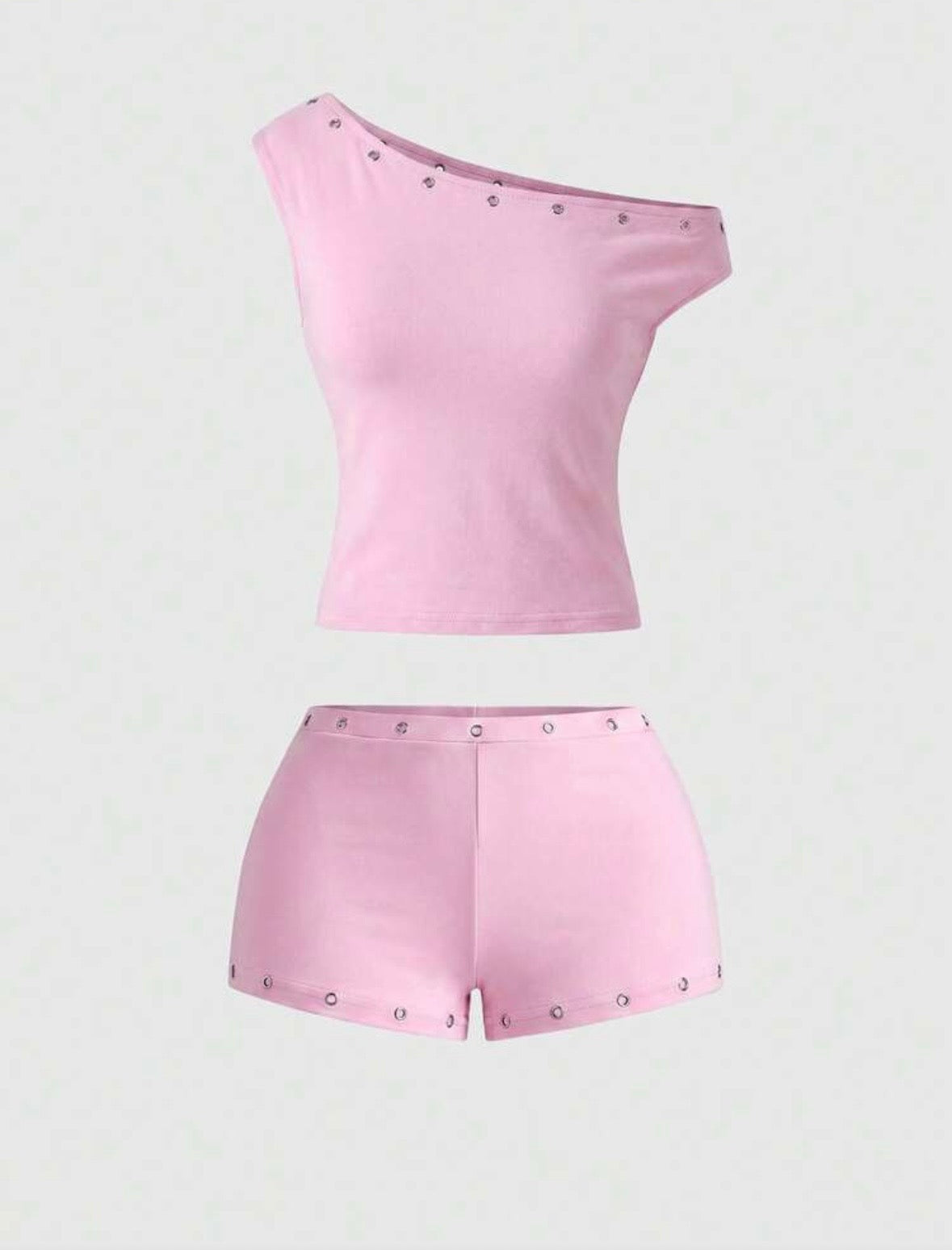 “Lyrics Lie” Pink 2 Piece Set