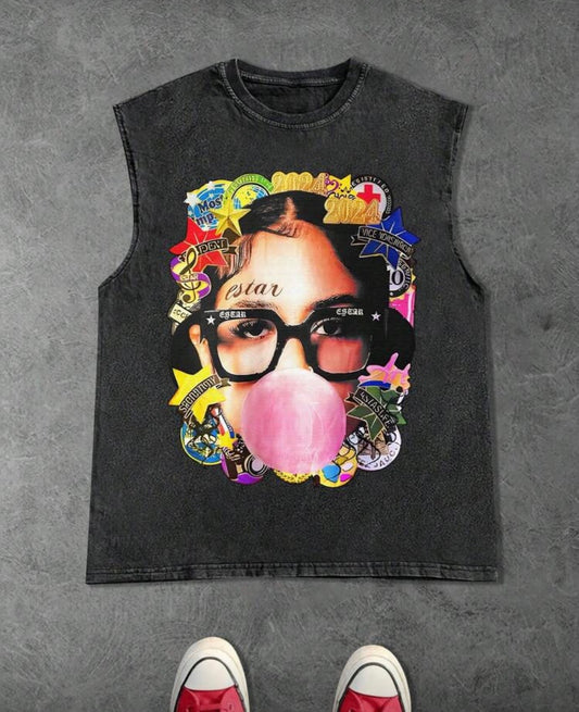 “Bubblegum” Black Top