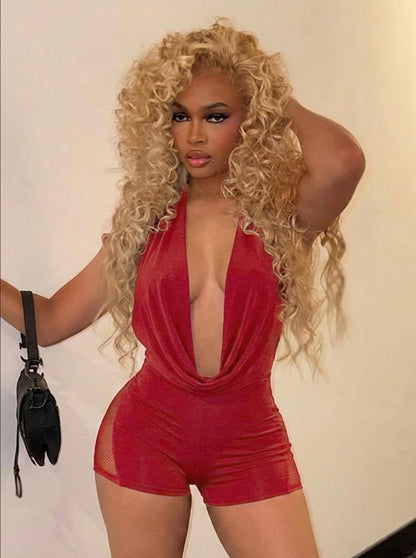 “Secret Rendezvous” Nude Romper