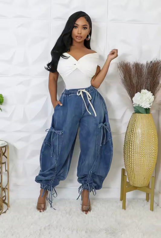 “Brittany Ballon” Blue Jeans