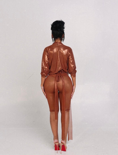 “Monochrome” Black 2 Piece Set