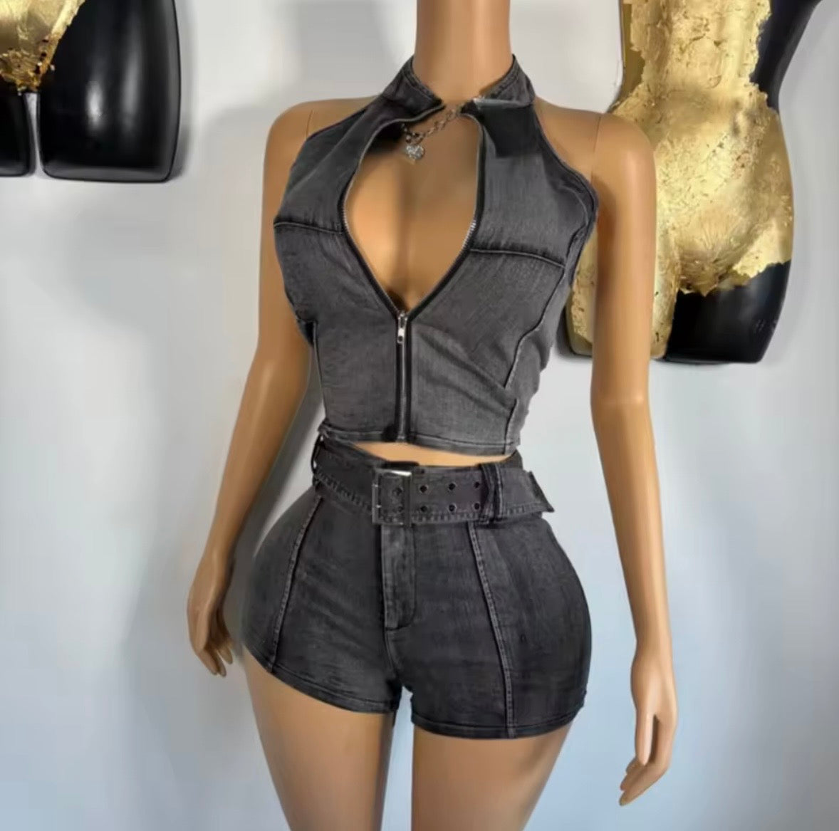 “Grainger” Grey 2 Piece Set