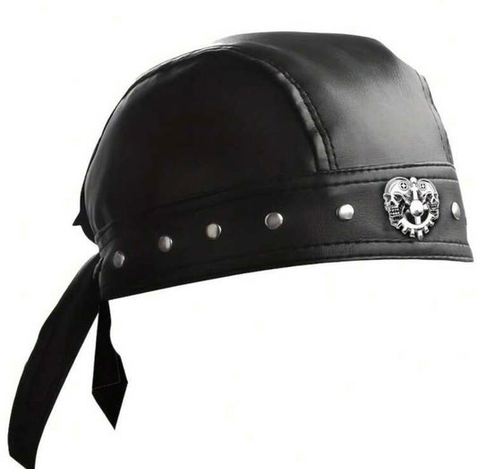 “Heart Breaker” Black Biker Hat