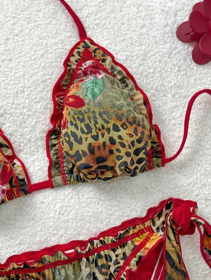 “Wild Life Leopard” 2 Piece Swimsuit
