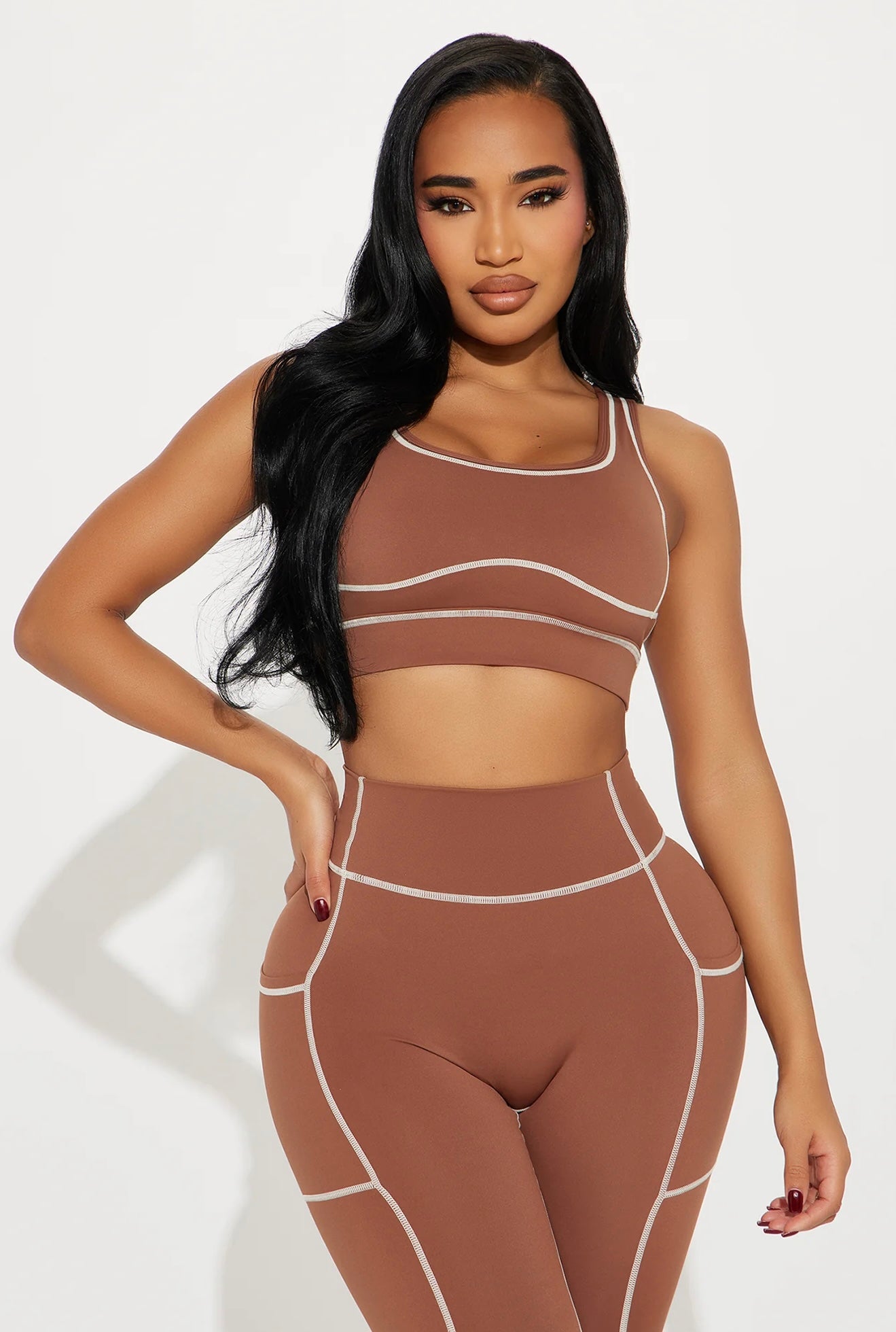 “Work It” Brown 2 Piece Set
