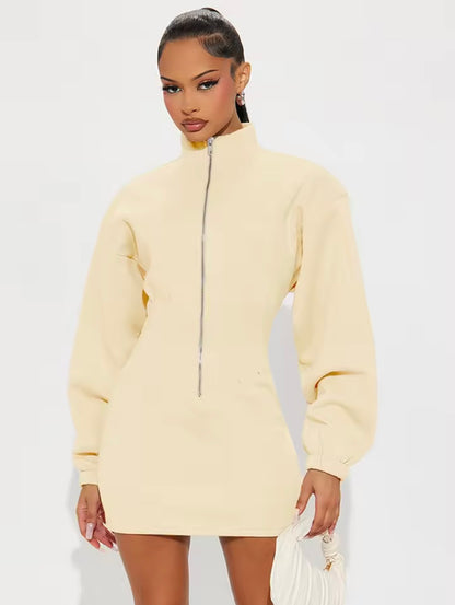 “Zhara” Beige Dress