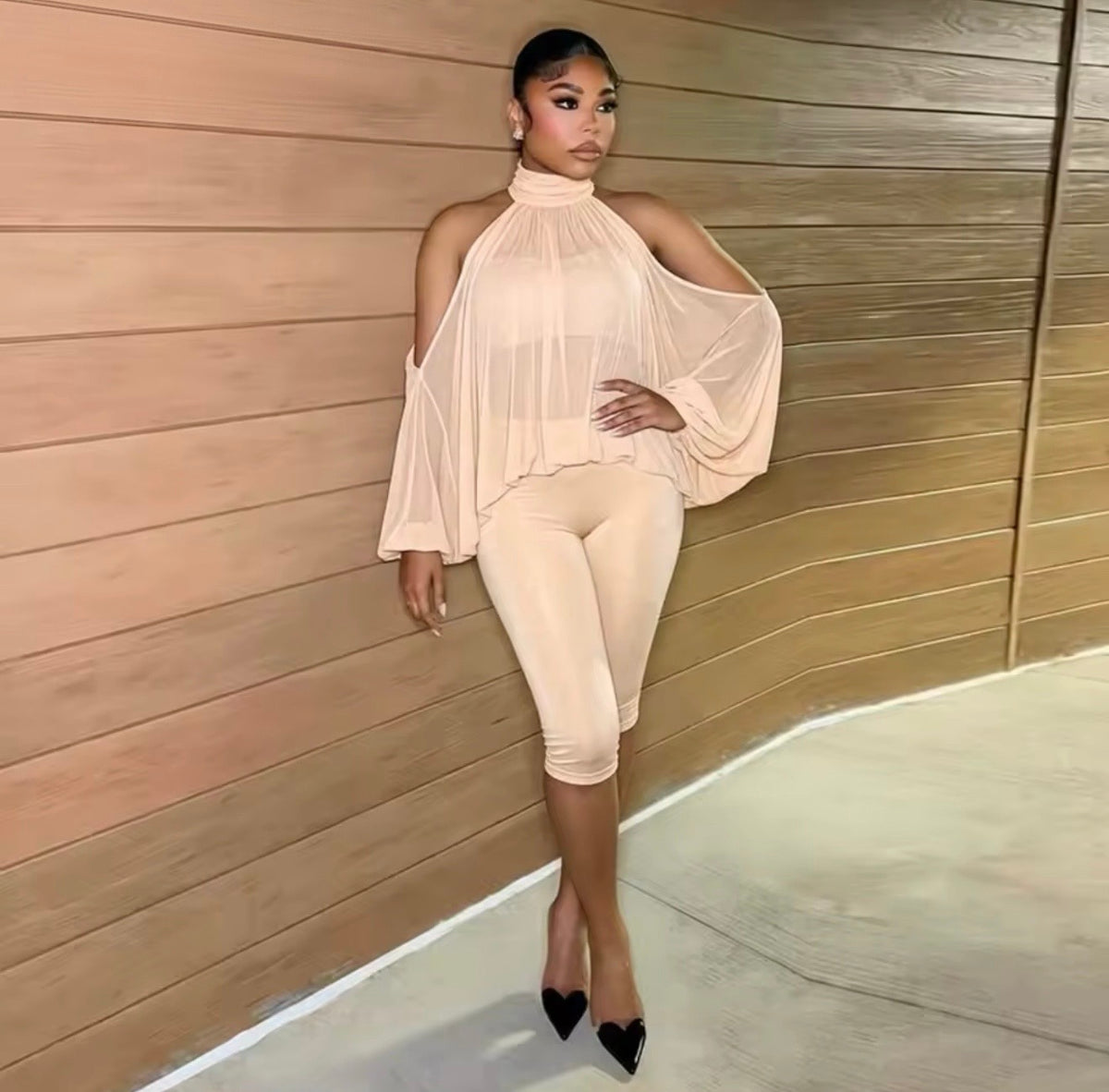 “Pretty Poised” Nude 3 Piece Set