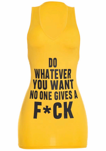 “Do Whatever” White Dress