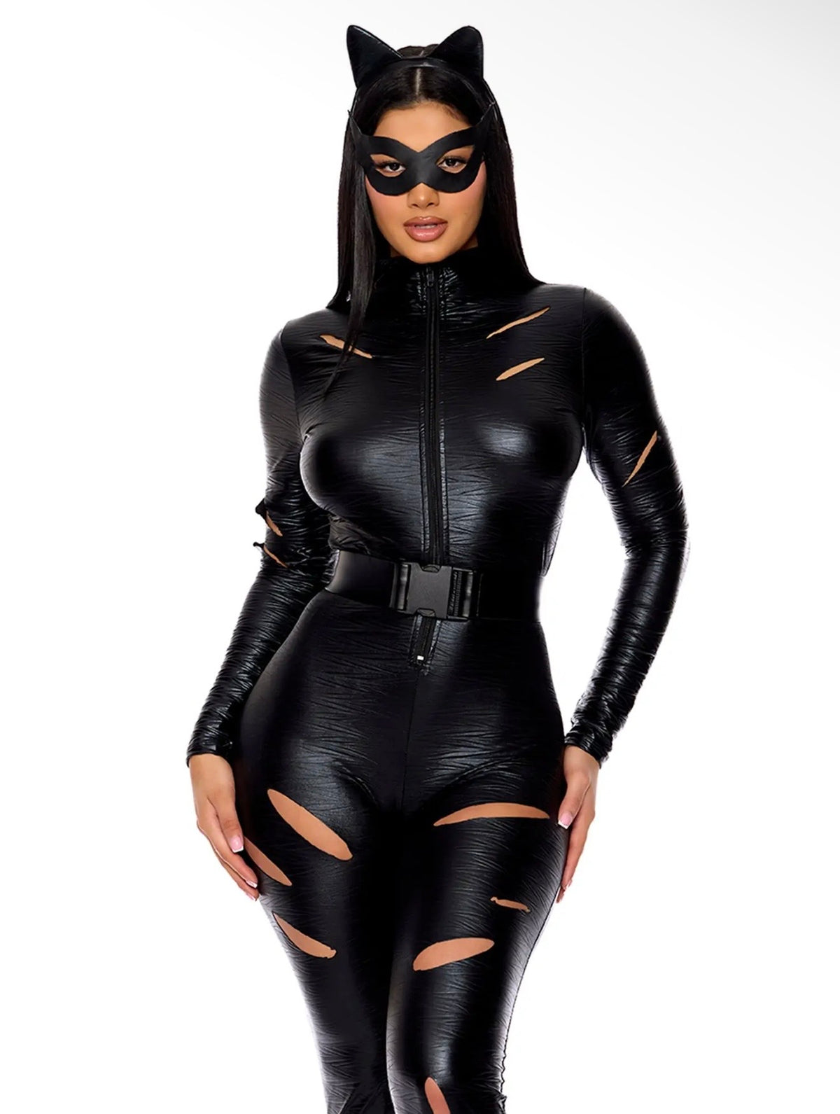 “Cat Woman” Black 3 Piece Costume Set