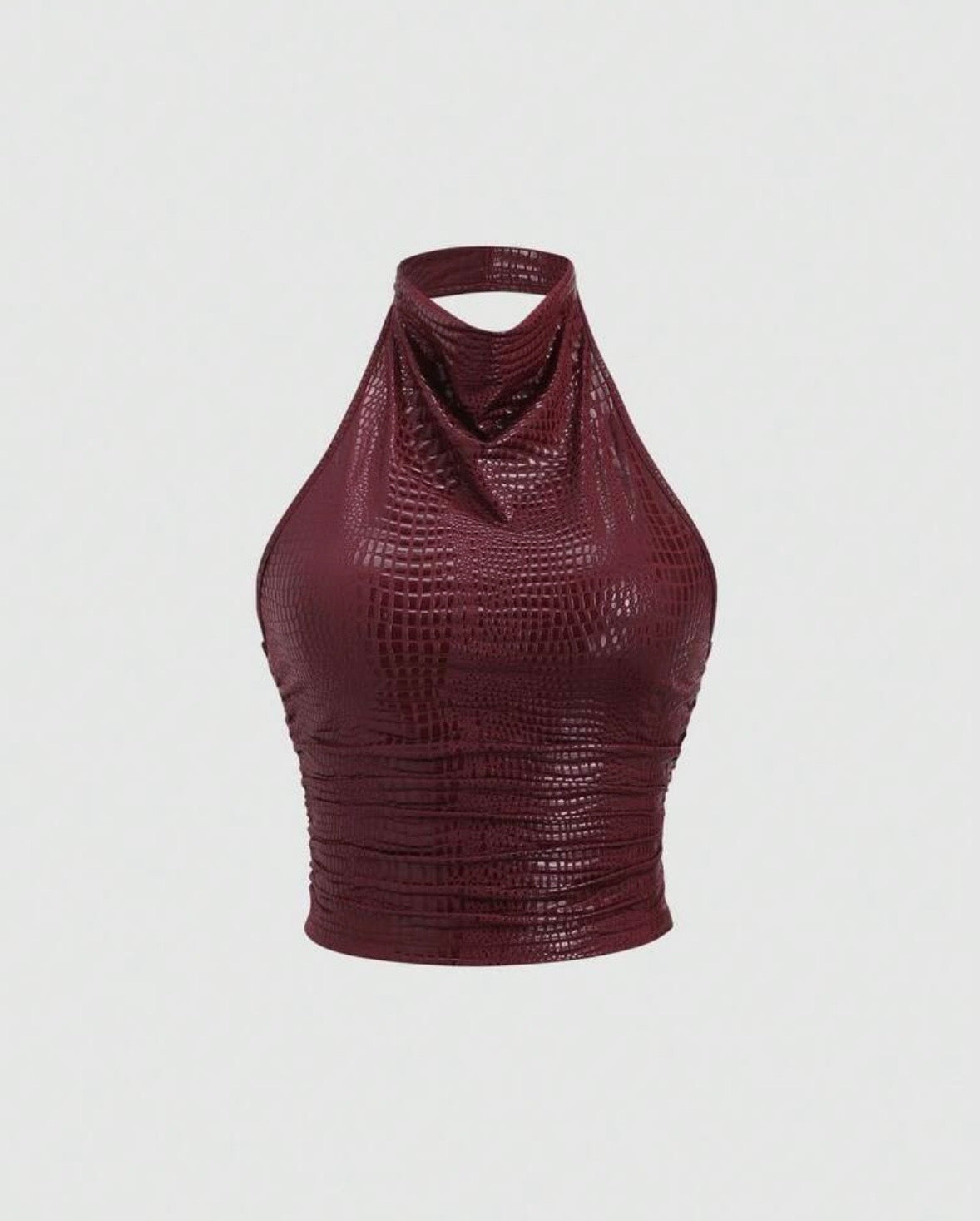 “Brandy” Burgundy Top
