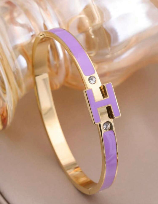 “Hermes” Purple Bangle