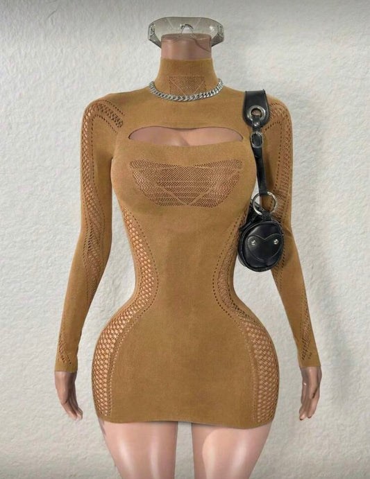 “Miskay” Brown Dress