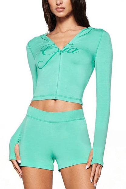 “Gia Is Me 2.0” Baby Blue 2 Piece Set