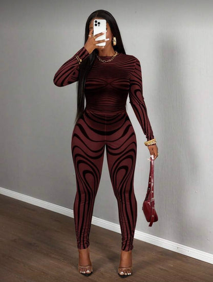 “Zee You Later” Deep Burgundy 2 Piece Set