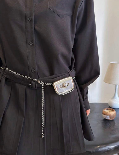 “Universe” Black Handbag