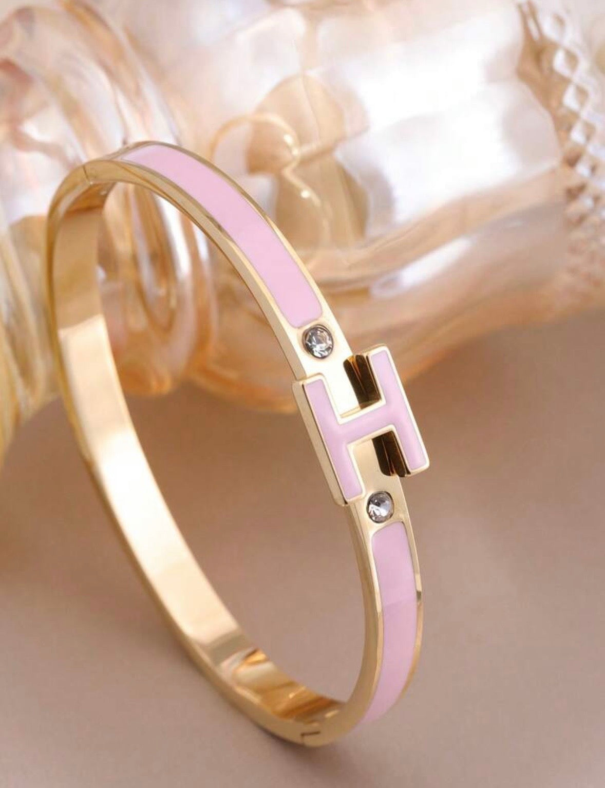 “Hermes” Red Bangle