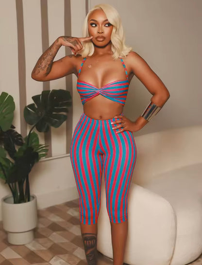 “Cotton Candy” Red 2 Piece Set