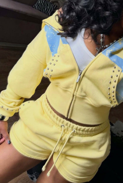 “Lemon Drop” Yellow 2 Piece Set