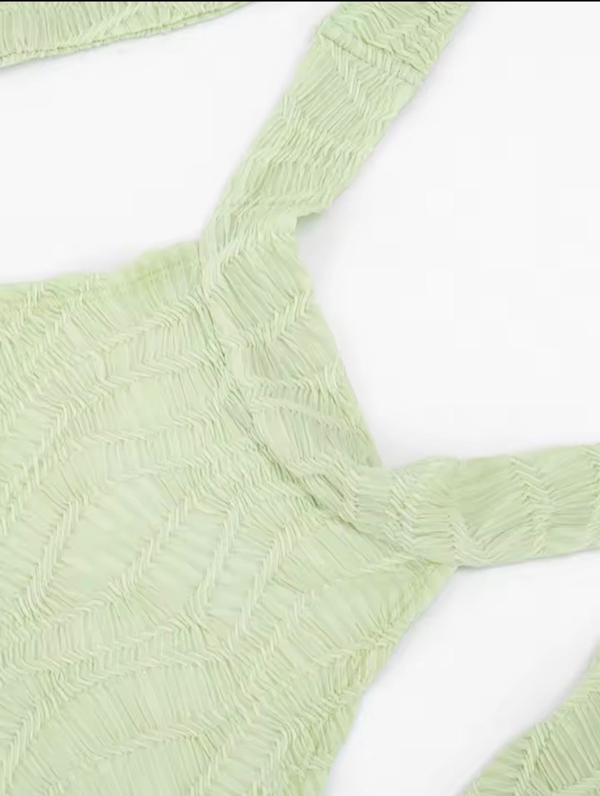 “Pyramid” Green Romper