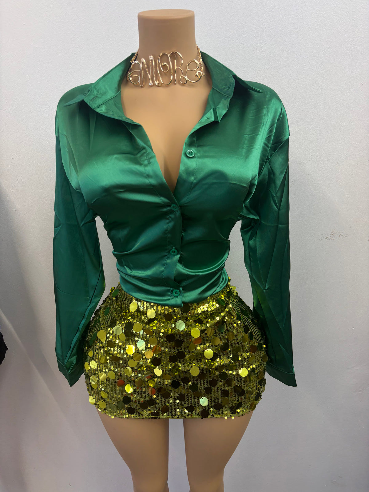 “Champagne Behavior” Red 2 Piece Set