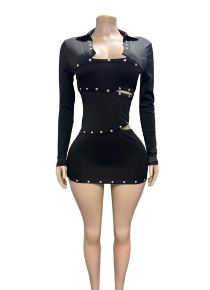 “So Tempted” White Skirt Set