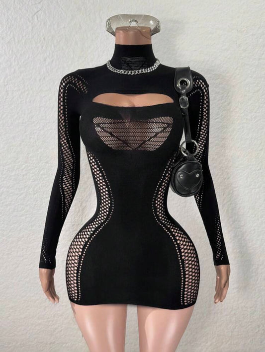 “Miskay” Black Dress
