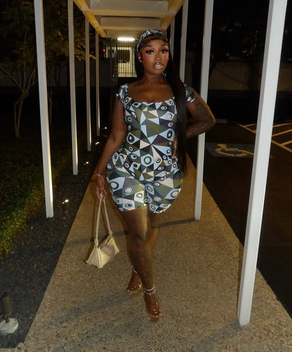 “Paradox Pucci” Romper Set