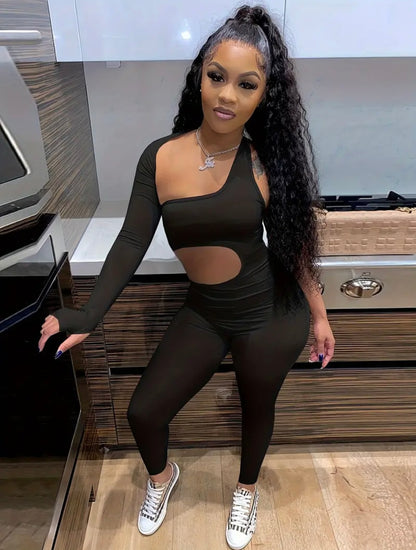 “Mya” Black Jumpsuit