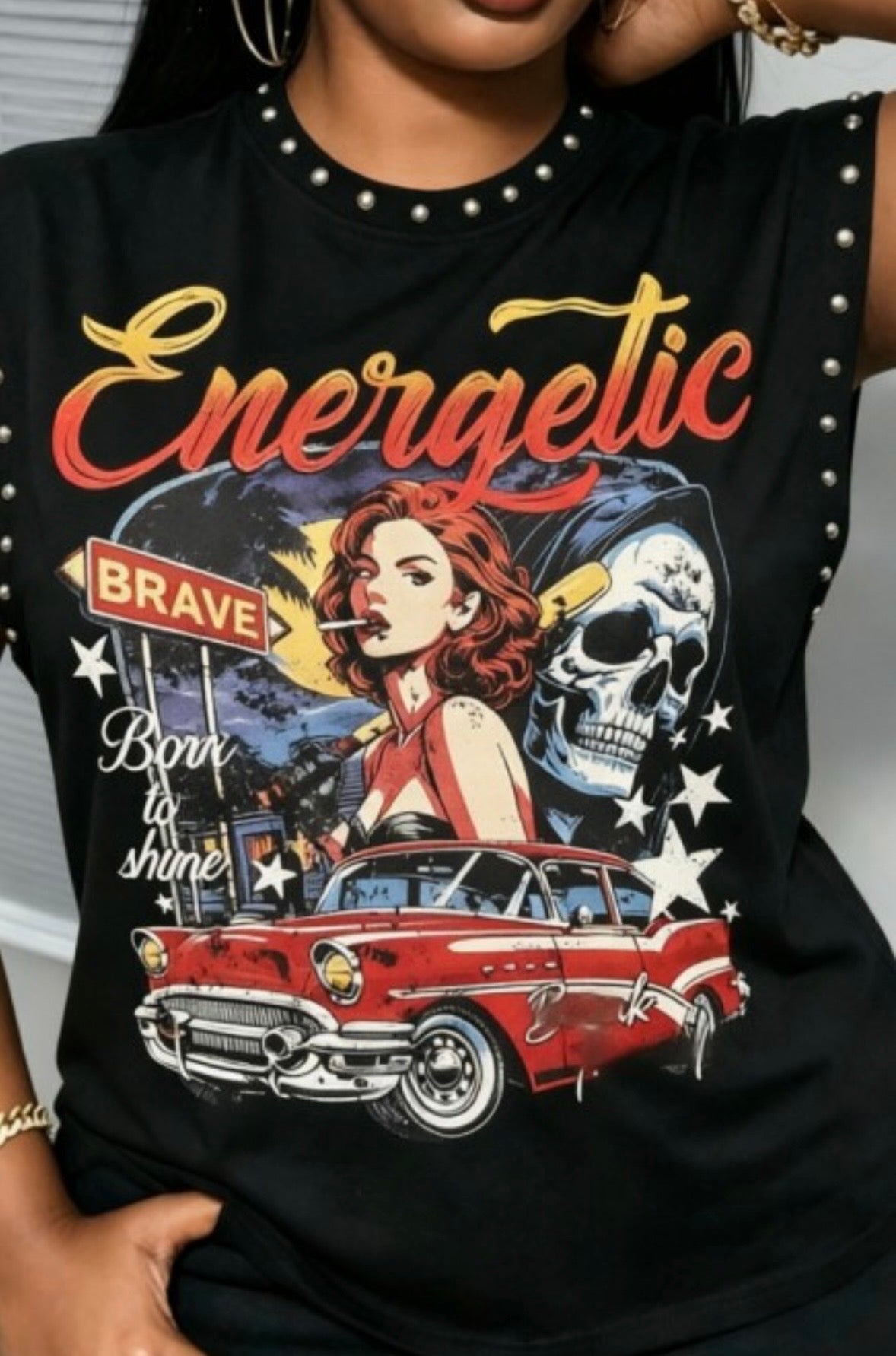 “Energetic” Black Top