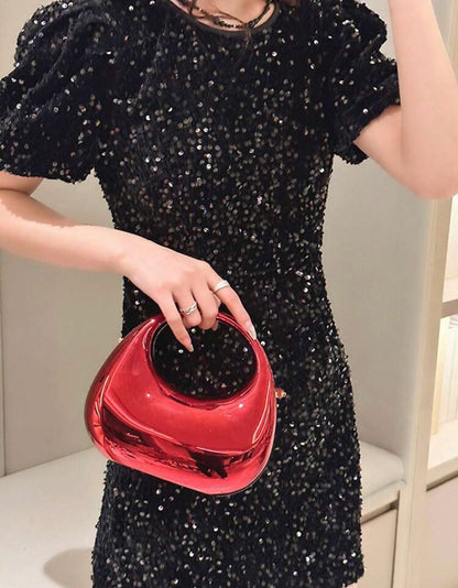 “Ironic Mini” Silver Handbag