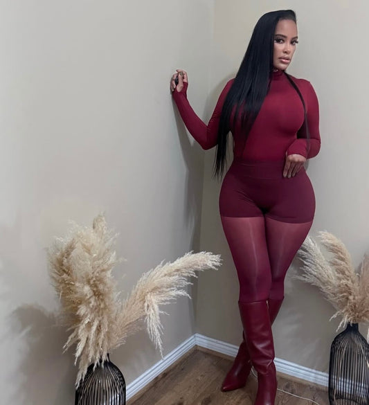 “Forever Mines” Burgundy 3 Piece Set