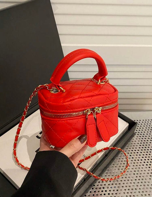 “Times Square” Red Handbag