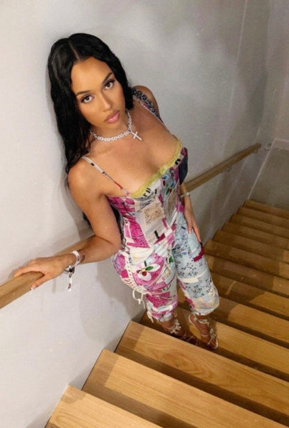 “Just A Girl” Pink 2 Piece Set