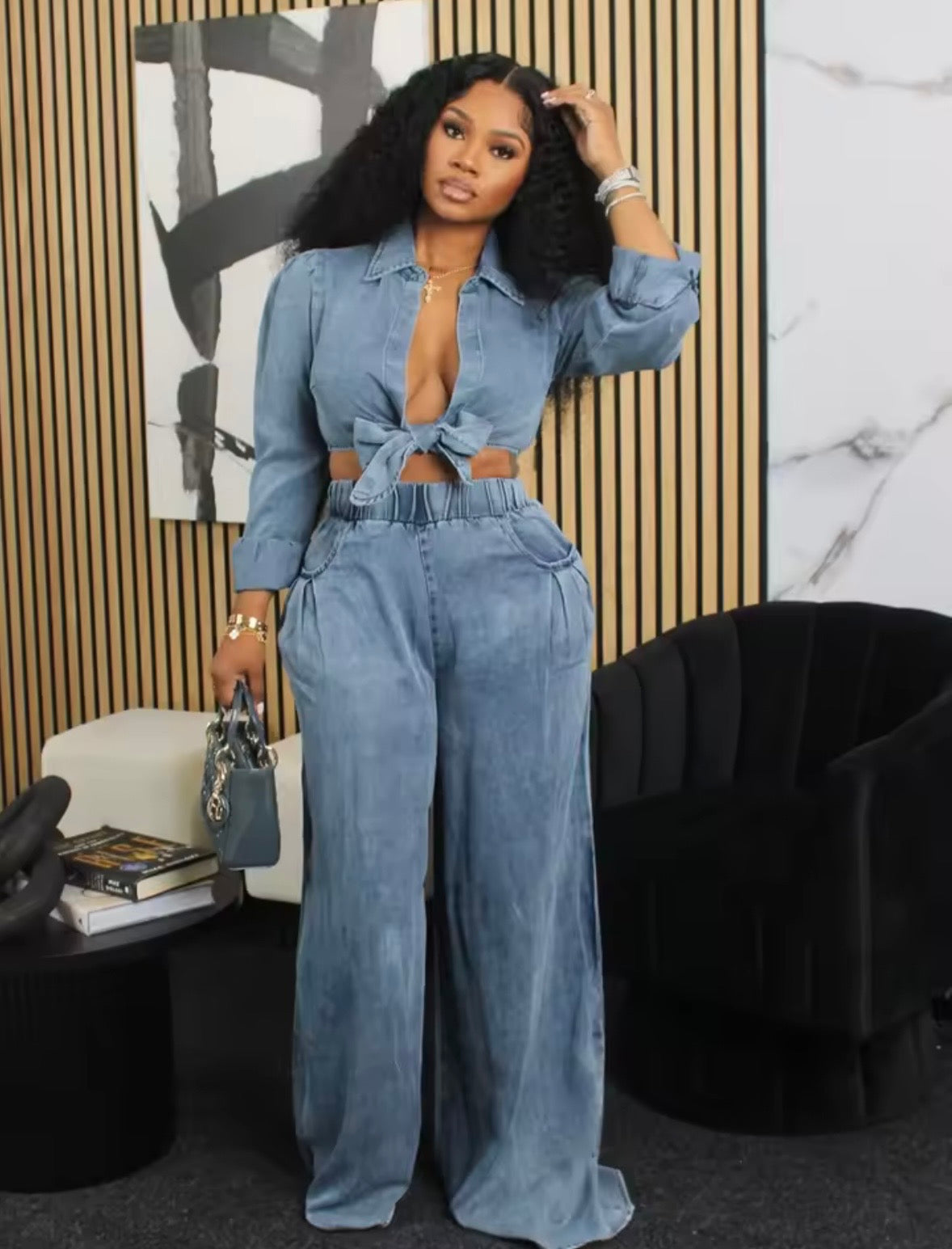 “Champagne Flow” Nude 2 Piece Set