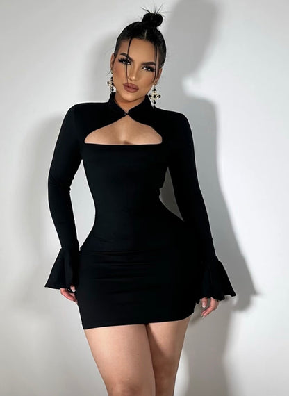 “Imani” Black Dress