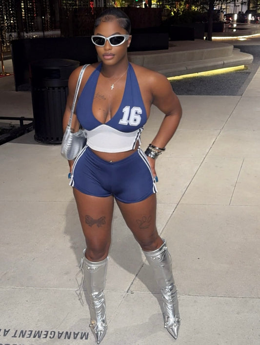 “Stunna 16” Blue 2 Piece Set