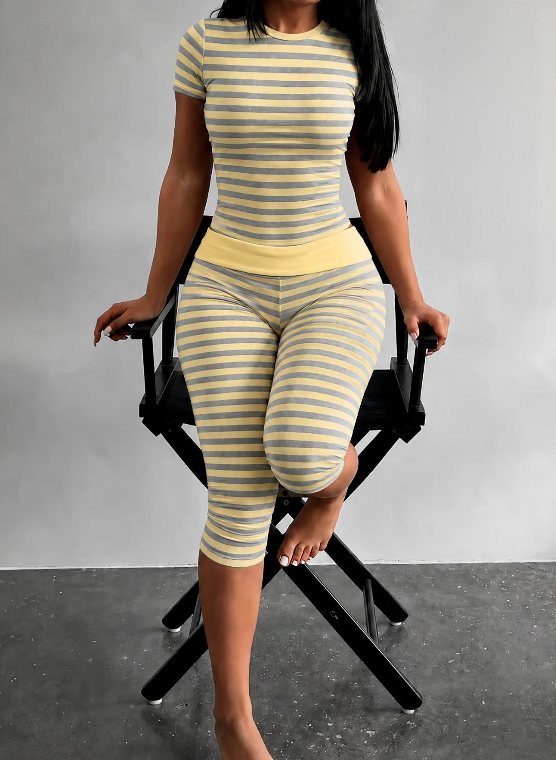 “Stevie Stripes” Pink 2 Piece Set