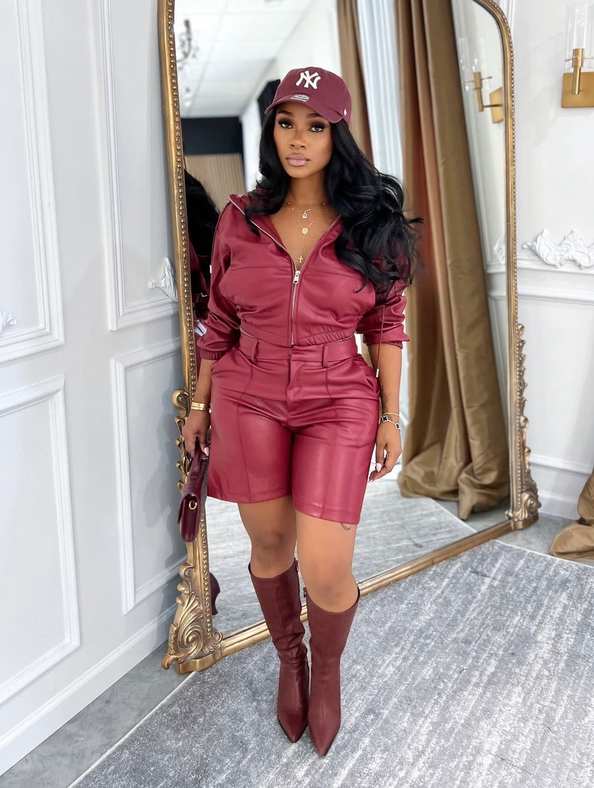 “London” Deep Leather 2 Piece Set