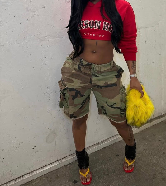 "Camou" Camo Shorts