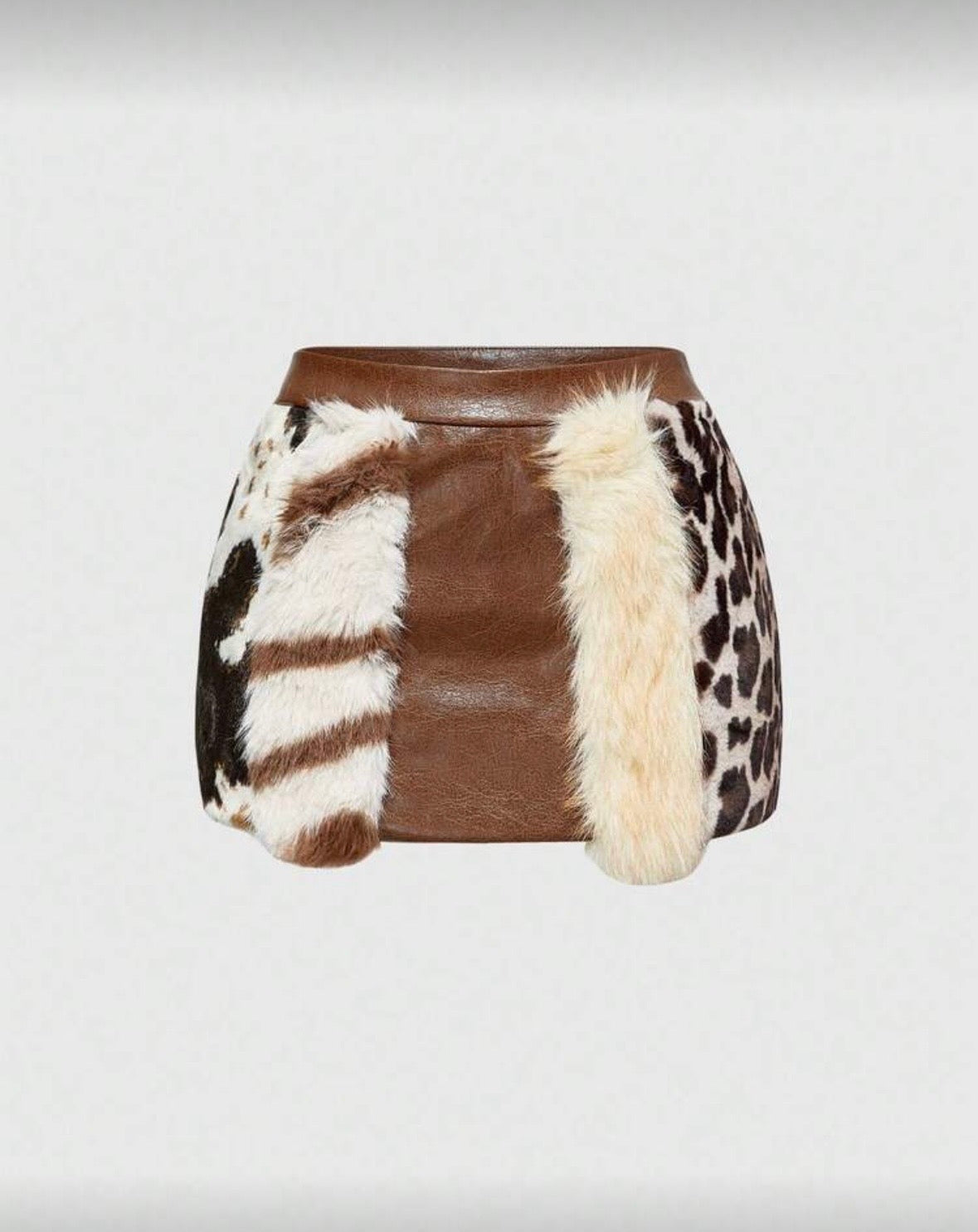 “Jungle Fever” Dark Brown Skirt