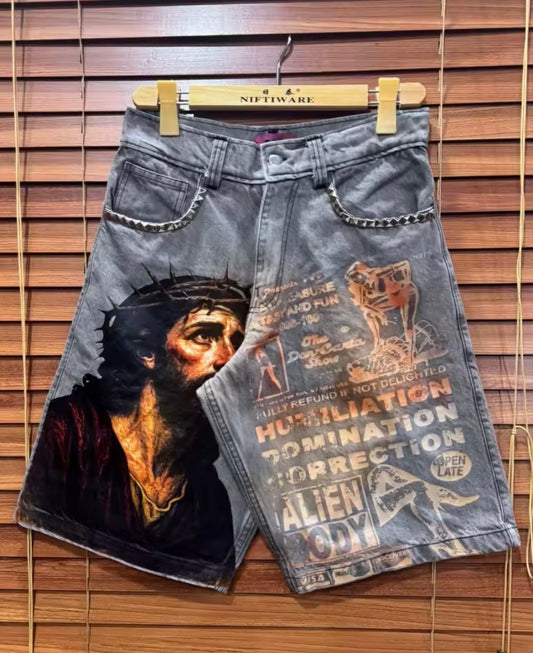 “Alienated” Denim Jorts