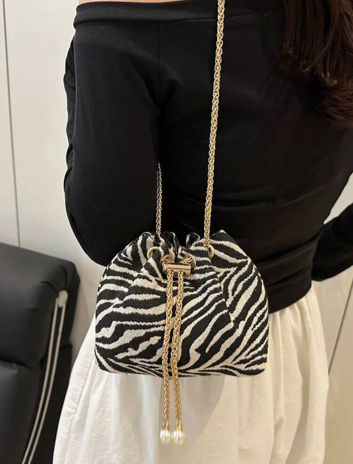 “Zebra Who” Handbag