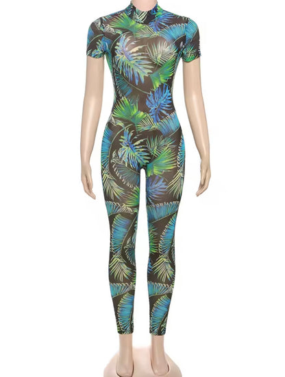 “Tropical Blue” Jumpsuit