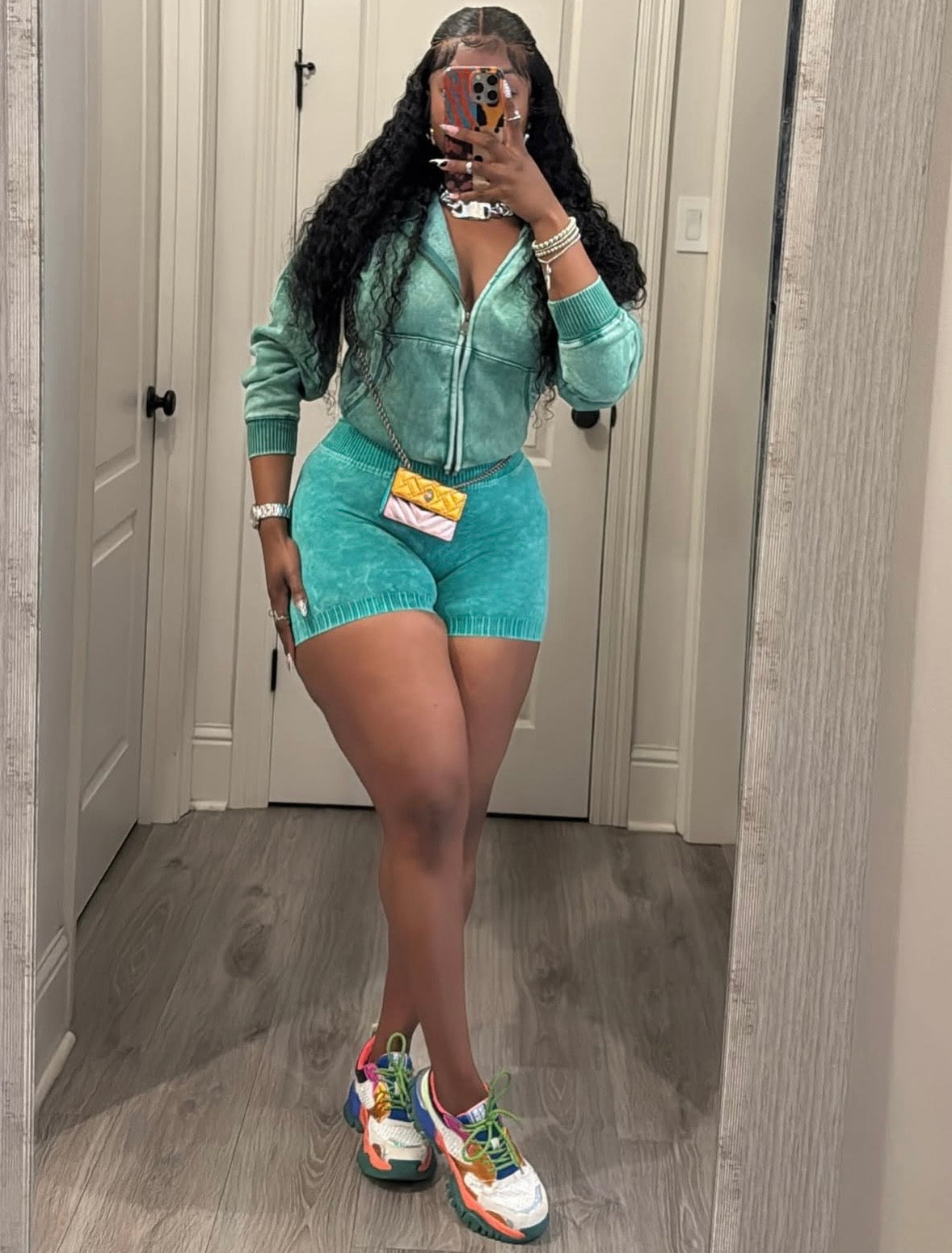 “Bubble Yum” Blue 2 Piece Set